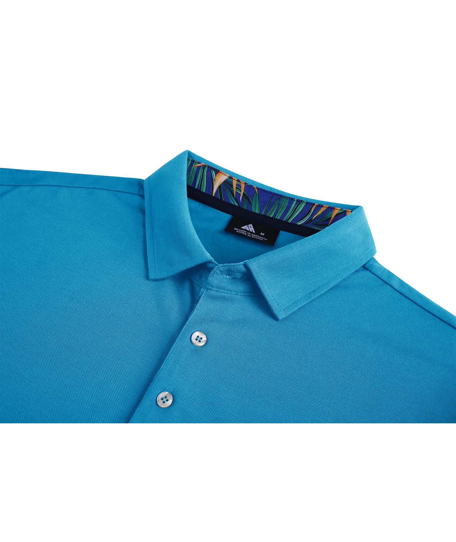 ZITY Men's Button Up Dri Fit Polo Shirt-CFMPO00053