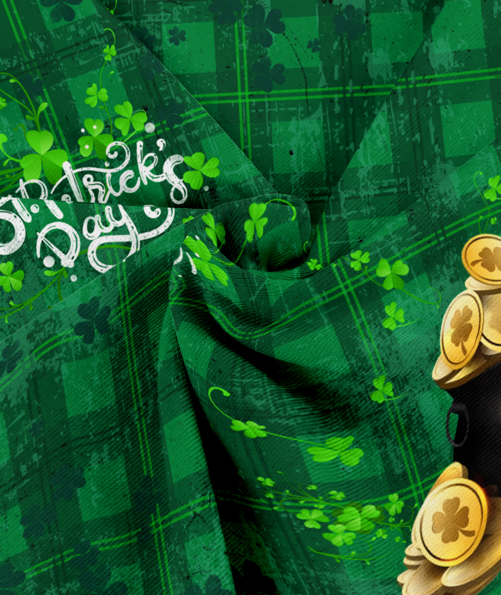 ZITY Men's ST Patrick Day Printed Polo Shirt-CUMPO03959