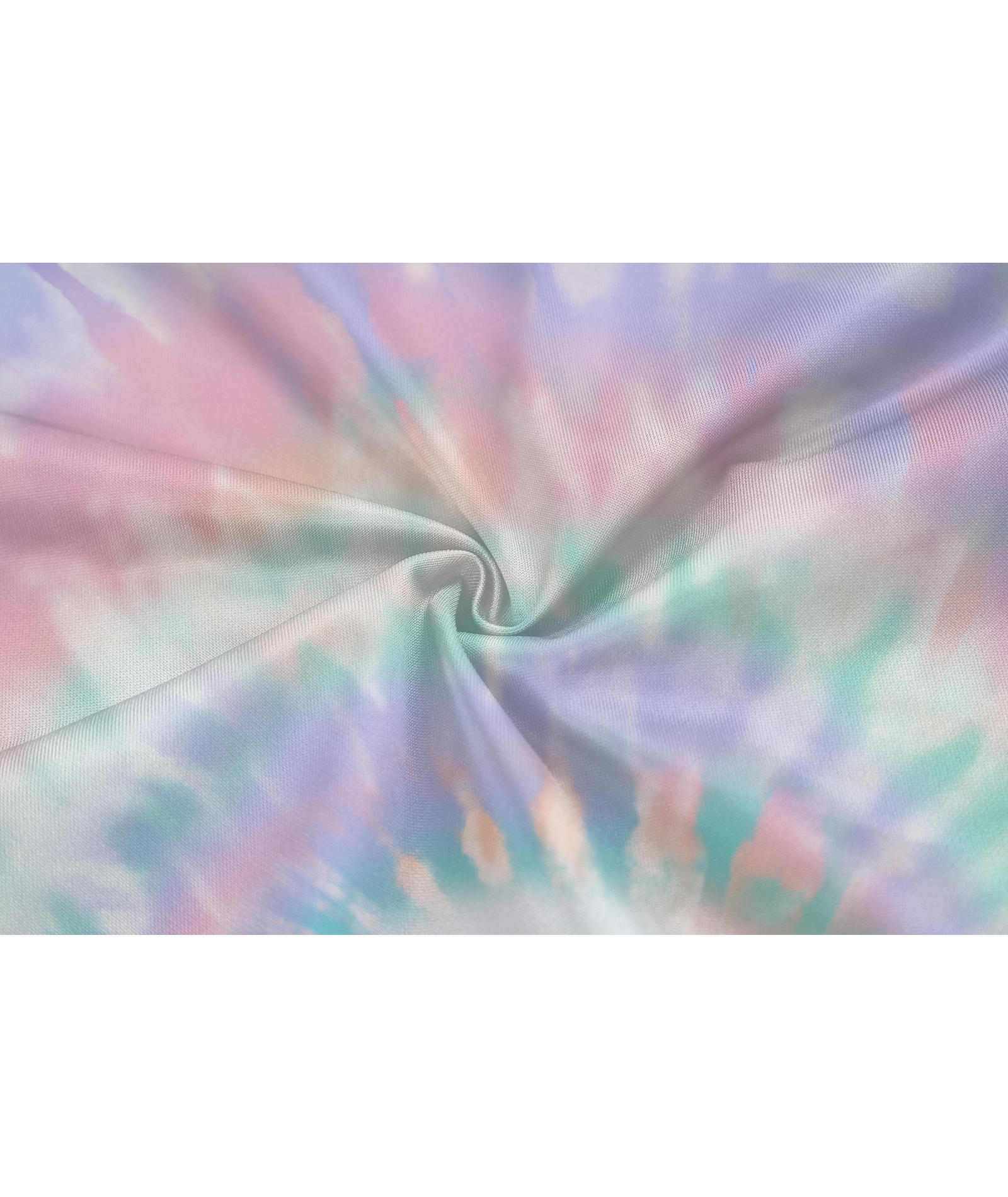 ZITY Women's Long Sleeve Tie Dye Print Fleece Hoodie-CUWFH01089