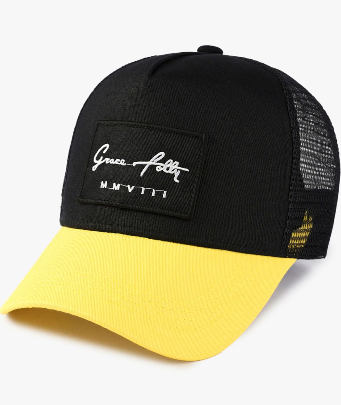 ZITY Men’s Adjustable Mesh Trucker Hat Embroidered Patch Casual Outdoor Cap