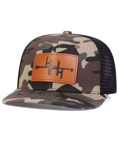 ZITY Mens Arrow Patch Adjustable Mesh Trucker Hat Casual Outdoor Streetwear Cap