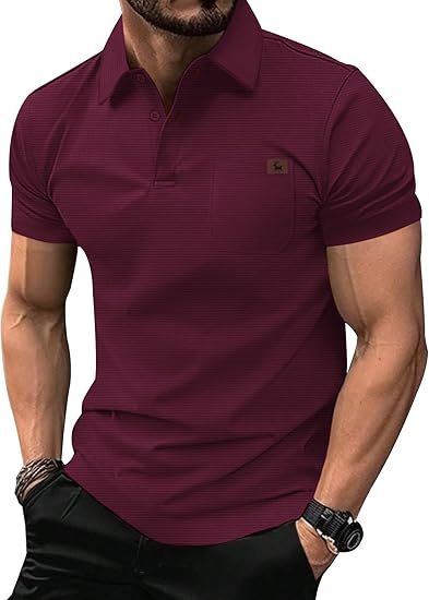 ZITY Men's Chest Pocket Dri Fit Polo Shirt-CUMPO05759