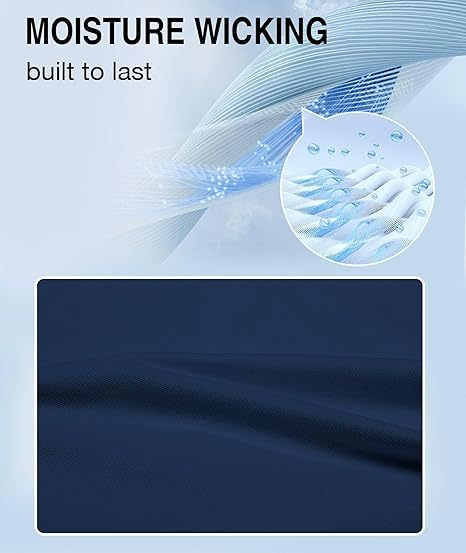 ZITY Men's Moisture Wicking Slim Fit Golf Polo Shirt-CEMPO01637