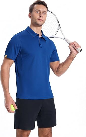 ZITY Men's Button Up Slim Fit Polo Shirt-CUMPO05192