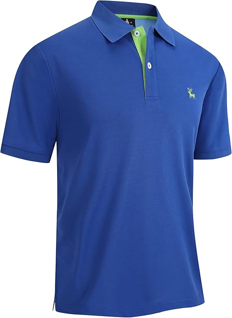 ZITY Men's Moisture Wicking Slim Fit Golf Polo Shirt-CEMPO01637