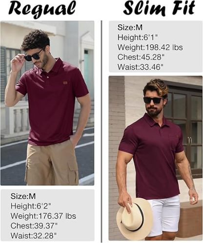 ZITY Men's Chest Pocket Dri Fit Polo Shirt-CUMPO05759