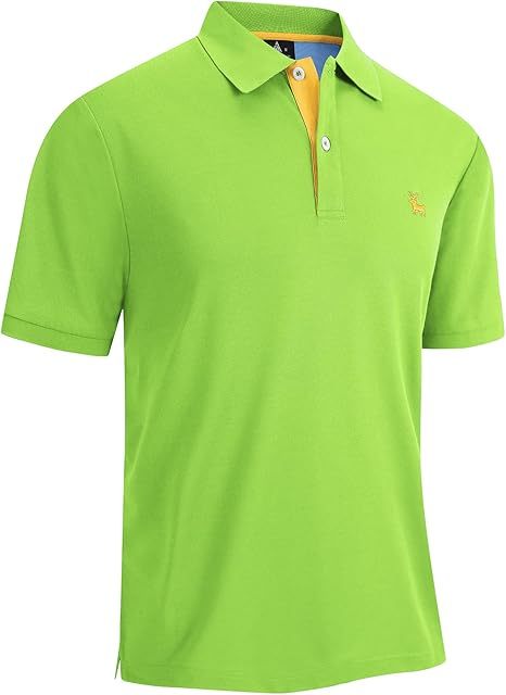 ZITY Men's Moisture Wicking Slim Fit Golf Polo Shirt-CEMPO01637