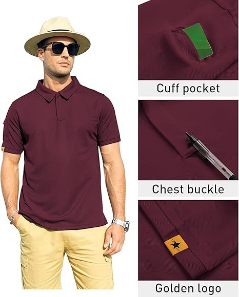 ZITY Men's Sports Golf S-5XL Polo Shirt-ZPK007196