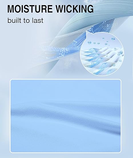 ZITY Men's Moisture Wicking Slim Fit Golf Polo Shirt-CEMPO01637