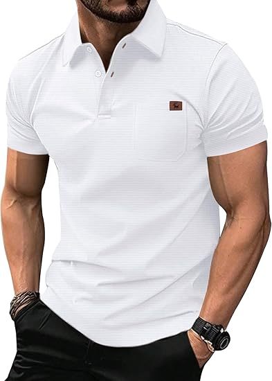 ZITY Men's Chest Pocket Dri Fit Polo Shirt-CUMPO05759