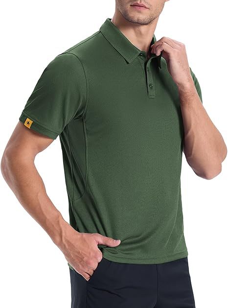 ZITY Men's Button Up Slim Fit Polo Shirt-CUMPO05192