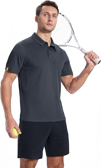 ZITY Men's Button Up Slim Fit Polo Shirt-CUMPO05192