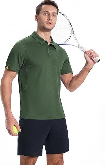 ZITY Men's Button Up Slim Fit Polo Shirt-CUMPO05192