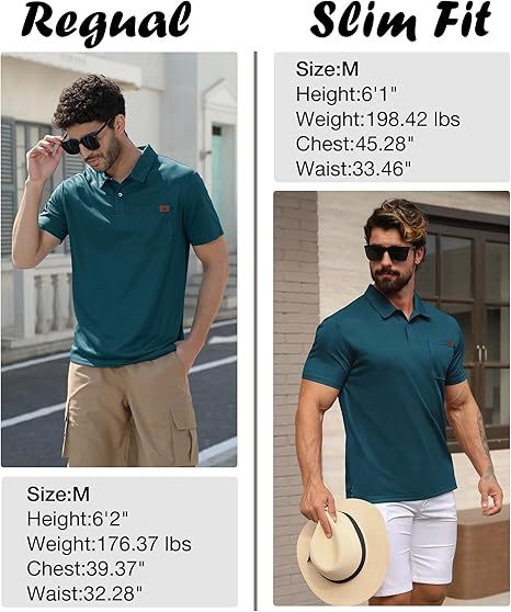 ZITY Men's Chest Pocket Dri Fit Polo Shirt-CUMPO05759