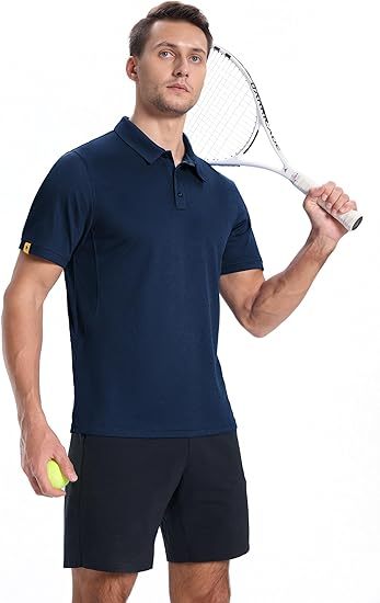 ZITY Men's Button Up Slim Fit Polo Shirt-CUMPO05192