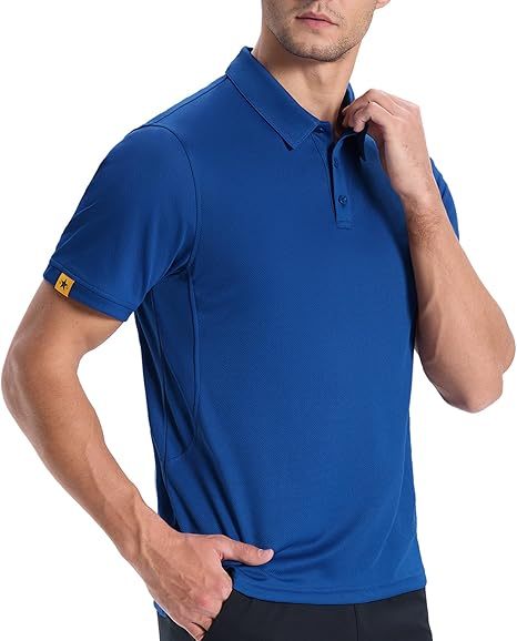 ZITY Men's Button Up Slim Fit Polo Shirt-CUMPO05192