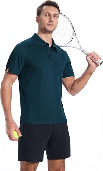 ZITY Men's Button Up Slim Fit Polo Shirt-CUMPO05192