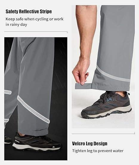 ZITY Men's Waterproof Lightweight Hooded Rainsuit-TUMRS05175