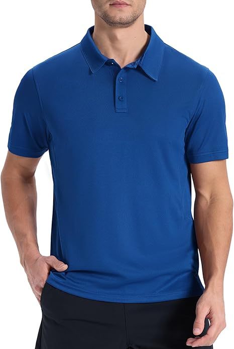 ZITY Men's Button Up Slim Fit Polo Shirt-CUMPO05192