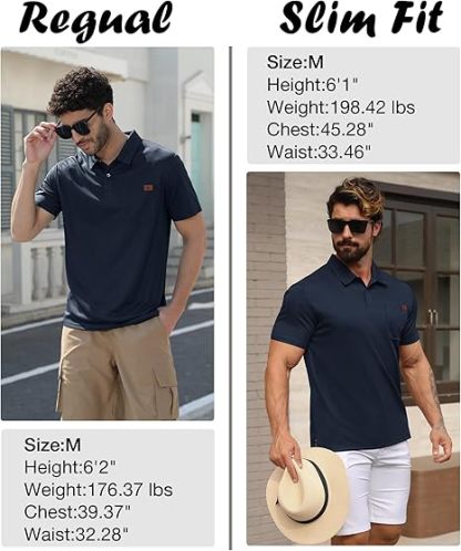 ZITY Men's Chest Pocket Dri Fit Polo Shirt-CUMPO05759