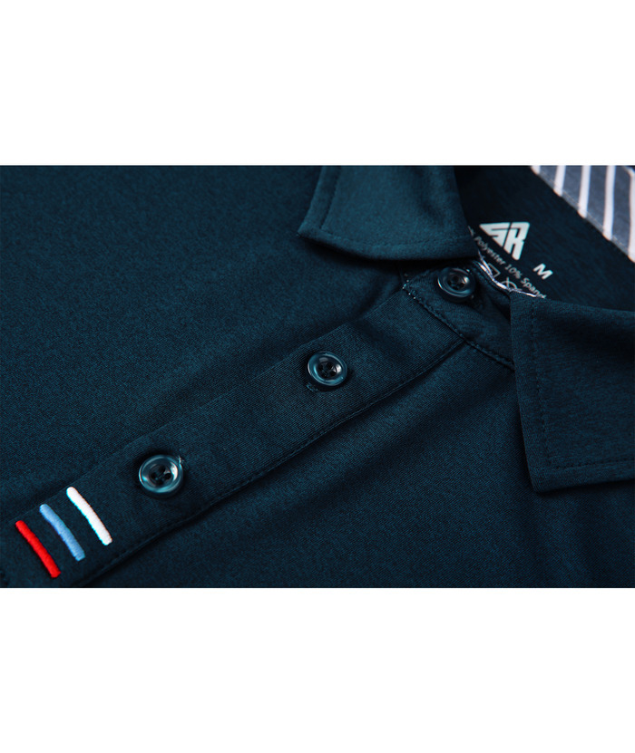 ZITY Men's Long Sleeve Quick Dry Sports Golf Tennis Polo Shirt-ZPK004673 | Zitysports