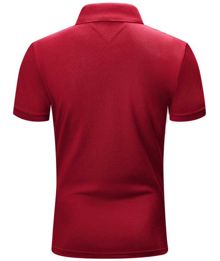 ZITY Men's Casual Solid Color Dri Fit Golf Polo Shirt-CUMPO01623