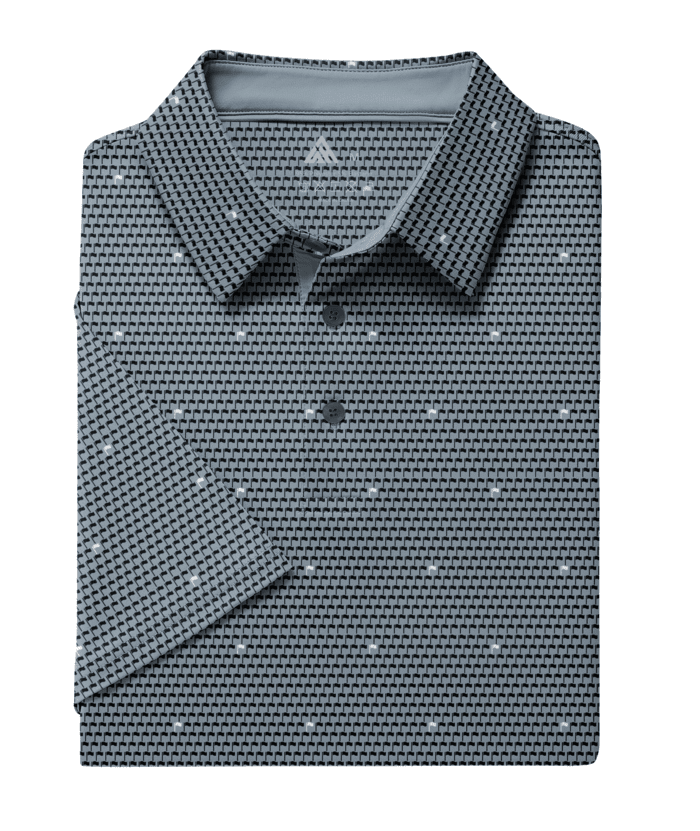 ZITY Men's 3 Button Slim Fit Polo Shirt-CUMPO05189