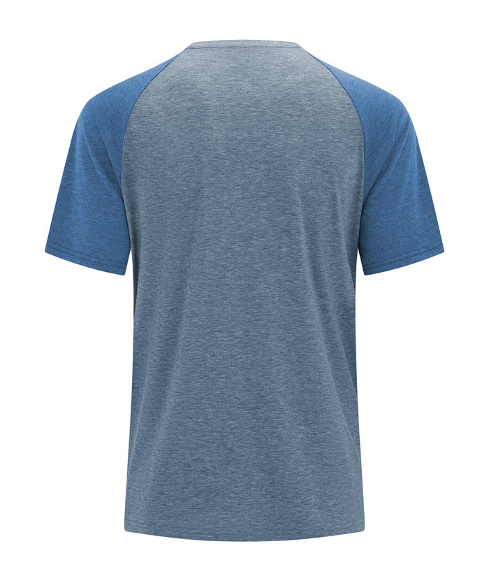ZITY Men's Slim Fit 3 Button Up T-Shirt-CUMSS01447