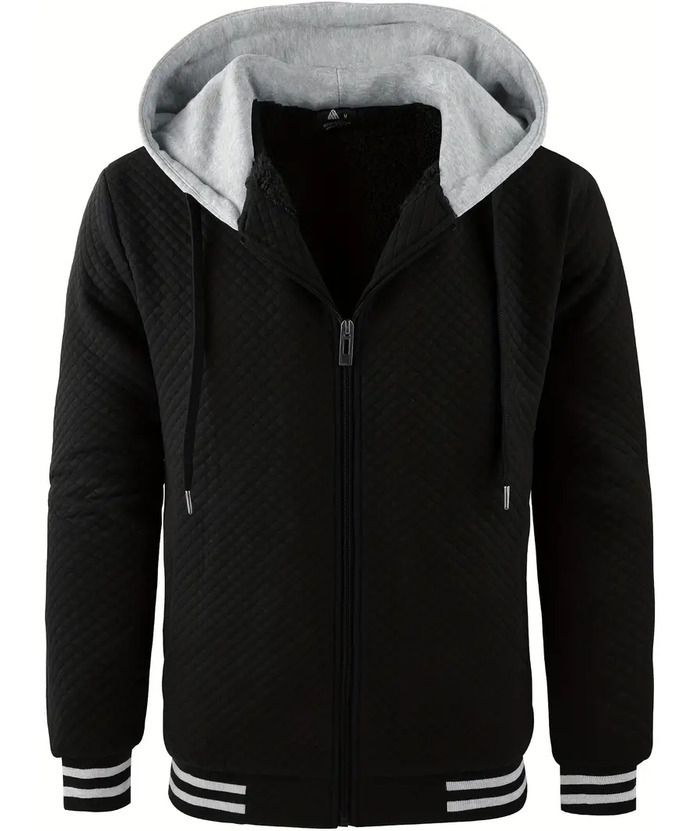 ZITY Men's Long Sleeve Fleece Sherpa Lined Heavyweight Hoodie-ZPK005616 | Zitysports