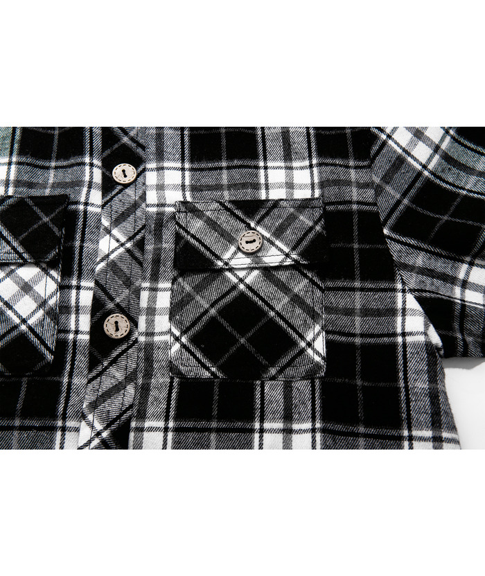 ZITY Men's Long Sleeve Casual Button Down Plaid Flannel Shirt-ZPK005339 | Zitysports