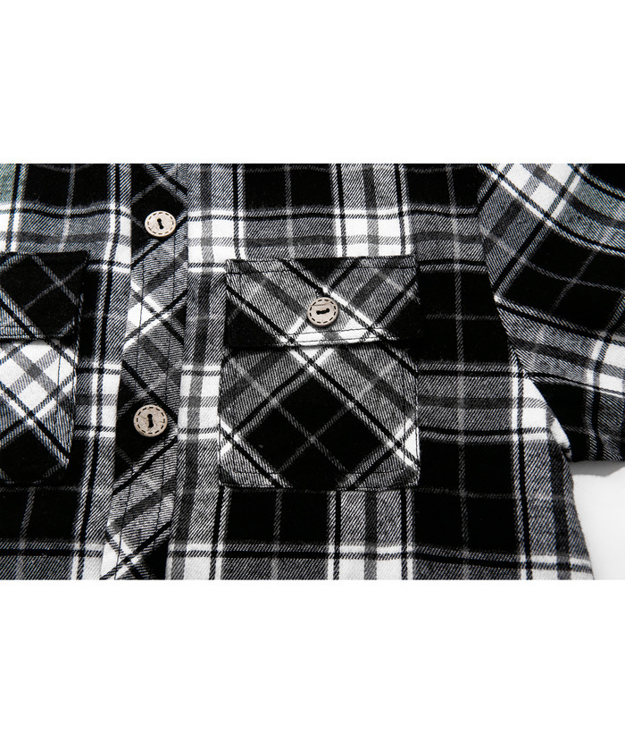 ZITY Men's Long Sleeve Casual Button Down Plaid Flannel Shirt-ZPK005339 | Zitysports