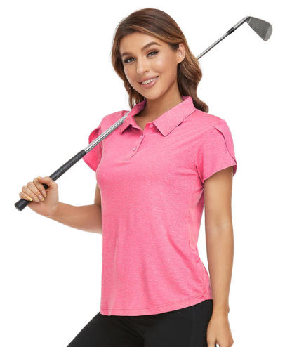 ZITY Women's Quick Dry Slim Fit Golf Polo Shirt-CFWTX00031