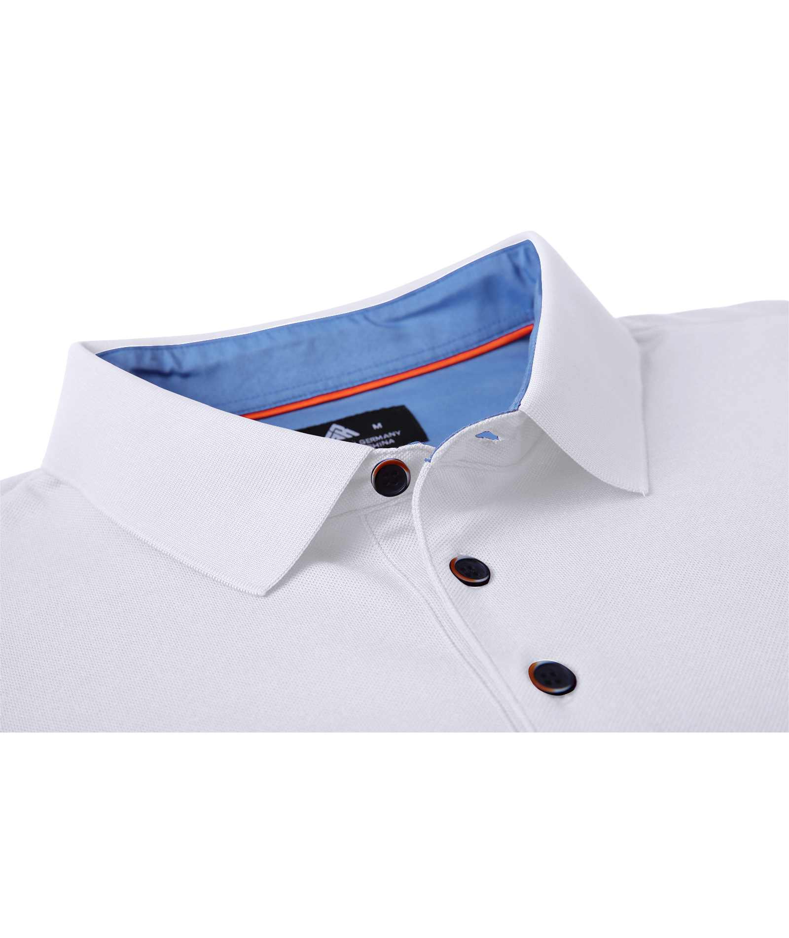 ZITY Men's Button Up Dri Fit Long Sleeve Polo Shirt-CFMPO00095