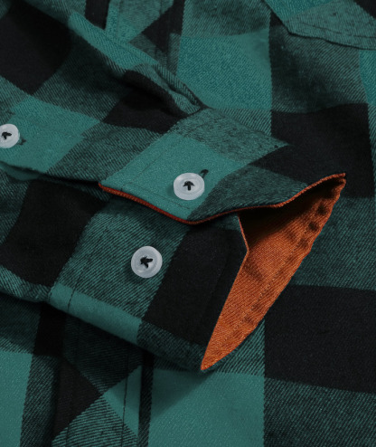 ZITY Men's Plaid Button Up Shirt with Flap Pocket Spring Fall Top-ZPK006565 | Zitysports