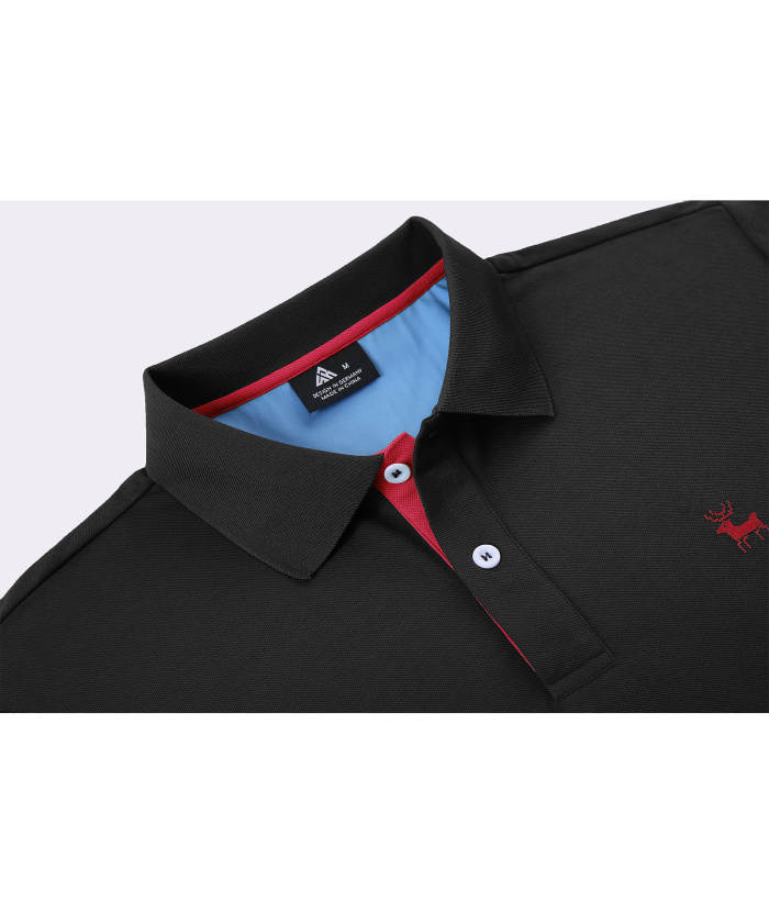 ZITY Men's Short Sleeve Moisture Wicking Athletic Golf Polo Shirt-CUMPO01637|Zitysports