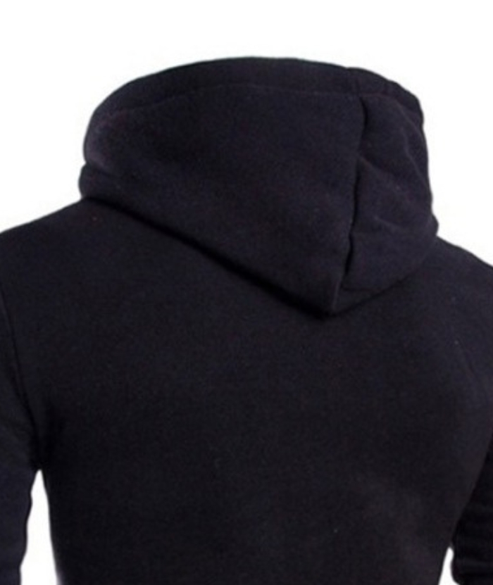 ZITY Men's Zip Up Slim Fit Long Sleeve Outdoor Hoodie-DUMHD04861 | Zitysports