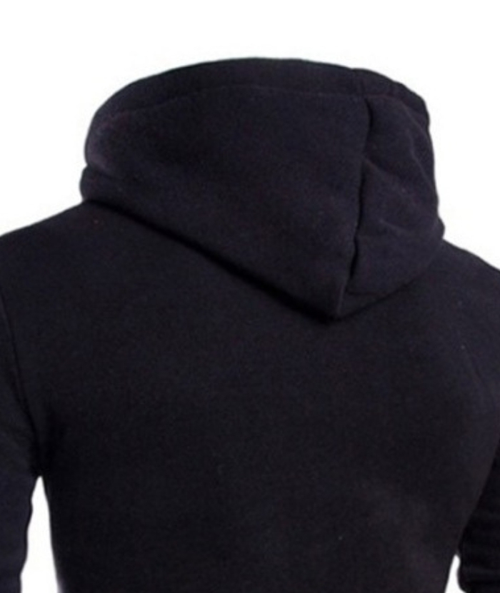 ZITY Men's Zip Up Slim Fit Long Sleeve Outdoor Hoodie-DUMHD04861 | Zitysports