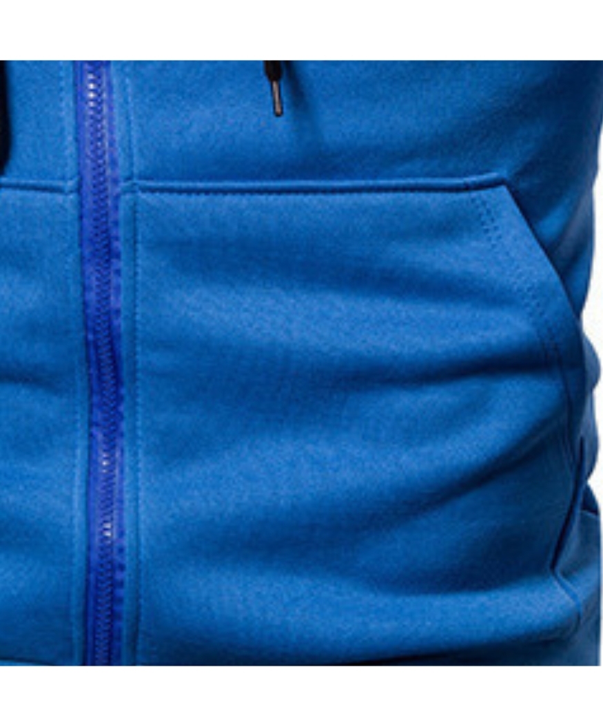ZITY Men's Zipper Casual Fashion Long Sleeve Sweatshirt-DUMFH04870 | Zitysports