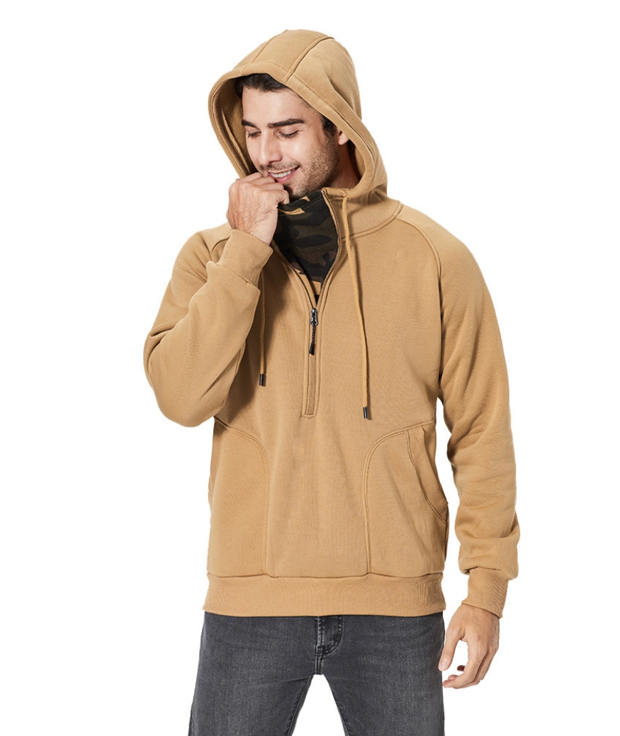 ZITY Men's Lightweight Breathable Outdoor Long Sleeve Hoodie-DUMHD04902|Zitysports