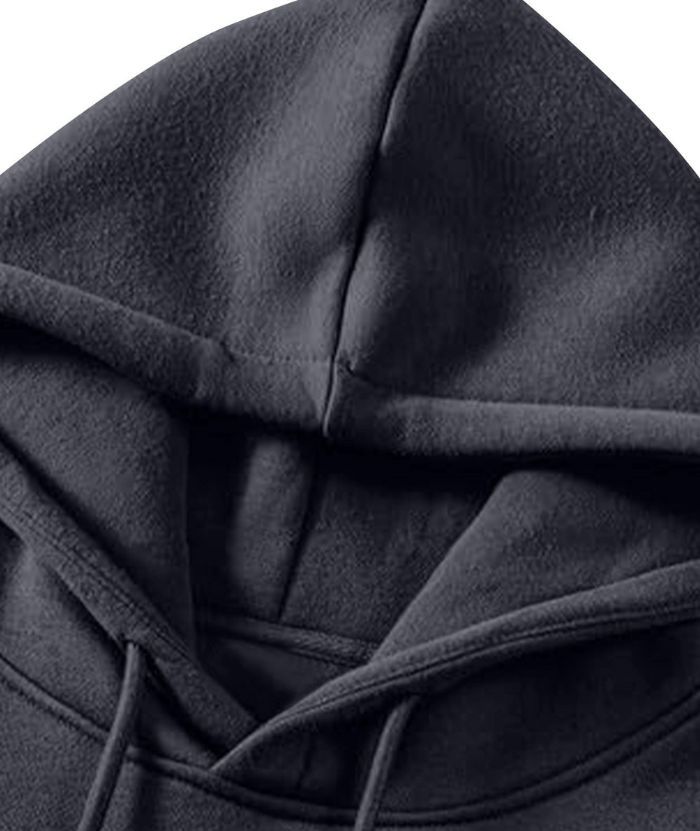 ZITY Men's Fleece Waffle Block Hoodie-DUMFH04921|Zitysports