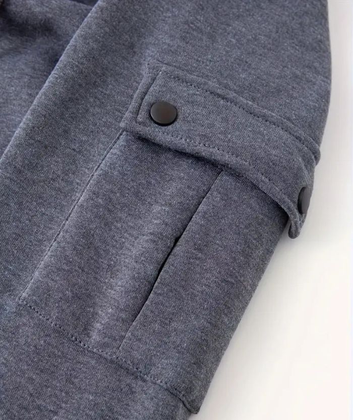 ZITY Men's Long Sleeve Breathable Casual Hoodie with Kangaroo Pocket-DUMFH04948|Zitysports