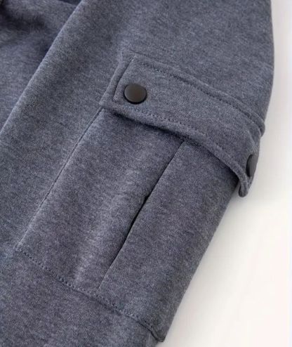 ZITY Men's Long Sleeve Breathable Casual Hoodie with Kangaroo Pocket-DUMFH04948|Zitysports