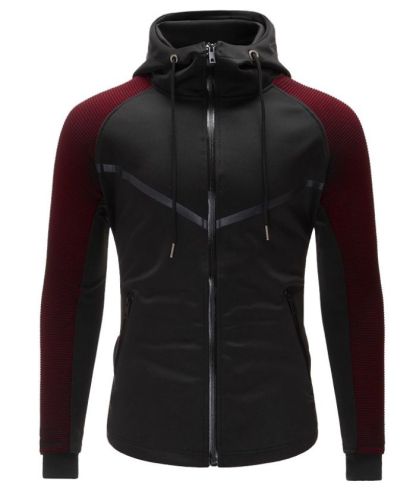ZITY Men's Gym Sport Training Fitness Long Sleeve Zipper Hoodie-DUMHD05088|Zitysports