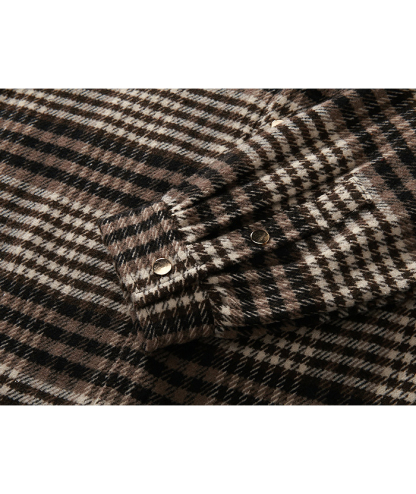 ZITY Men's Long Sleeve Plaid Flannel Shirt-DUMLT05317|Zitysports