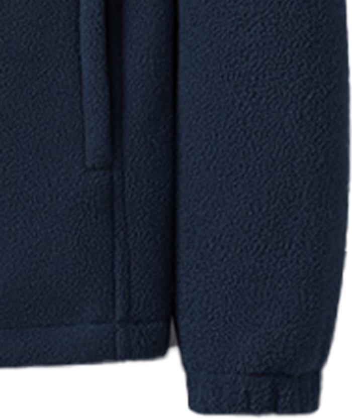 ZITY Men's Full Zipper Stand Collar Fleece Jacket-DUMFH05441