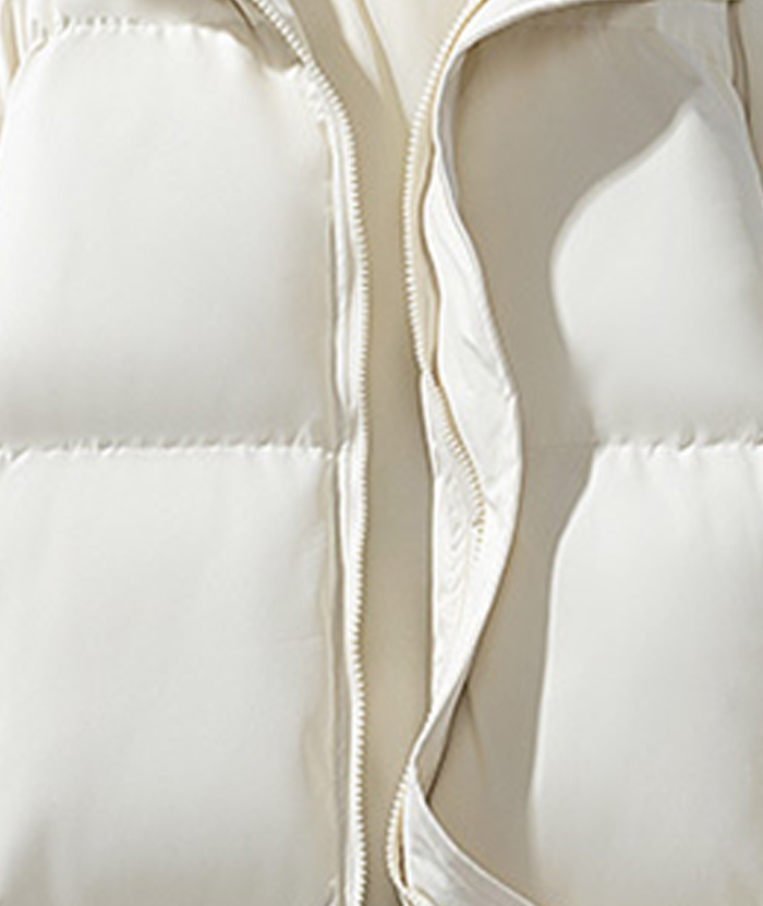 ZITY Men's Full Zipper Solid Color Puffer Jacket-DUMCO05528