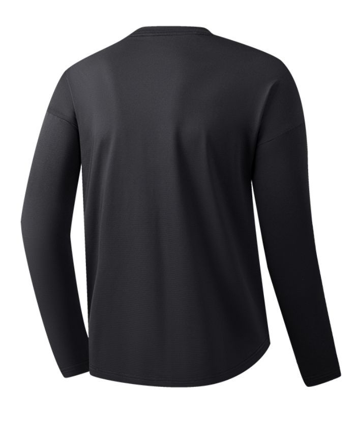 Men's Solid Color Long Sleeve Sports Polo Shirts-8850
