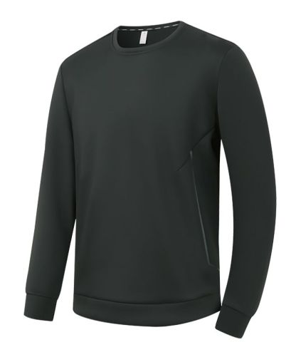 Men's Athletic Fit Solid Color Long Sleeve Polo Shirt-5328