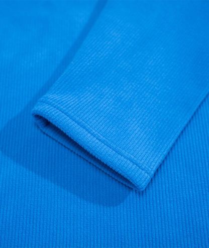ZITY Men's Long Sleeve Quarter Zip Sports Polo Shirt-88188