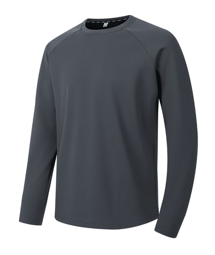 Men's Long Sleeve Solid Color Performance Polo-5332
